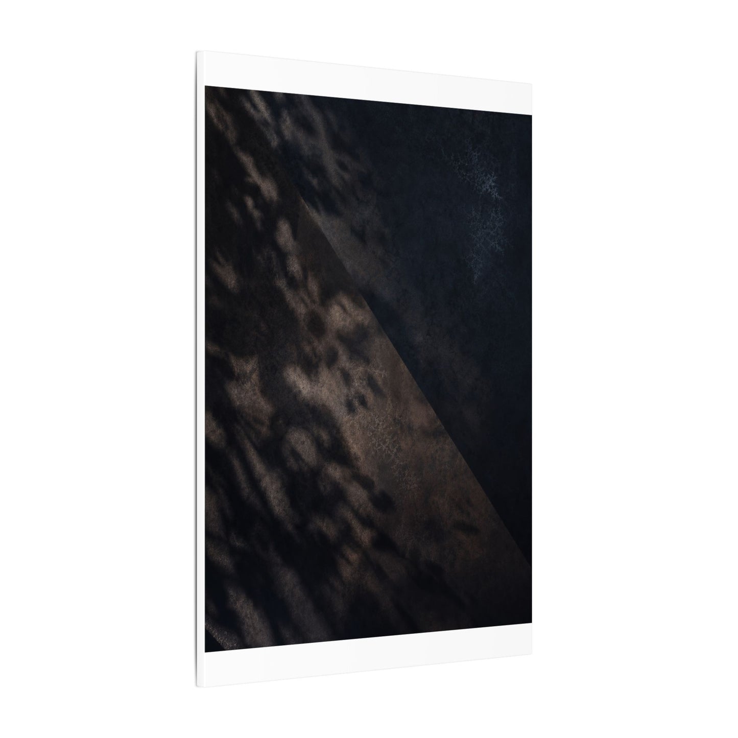 Shadow Play Winter Canvas Art | Dark Japandi Moody Design