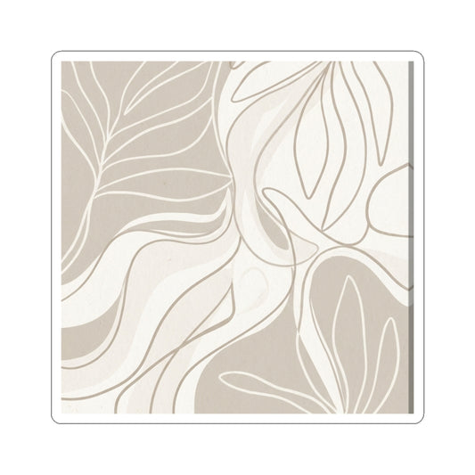 Japandi Minimalist Sticker Art Print