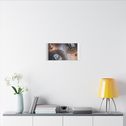 Candlelight Rock Garden Canvas Art - Japandi Ma