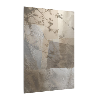 Neutral Shadow Play Canvas Art - Texture Japandi