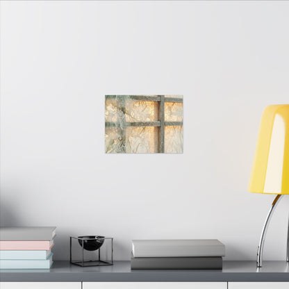 Winter Shoji Screen Watercolor Canvas Art | Elegant Decor