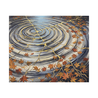 Moonlight Water Ripple Canvas Art - Kintsugi Fukinsei