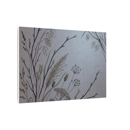 Spring Dried Flowers Japanese Pattern Canvas Art | Cozy Decor