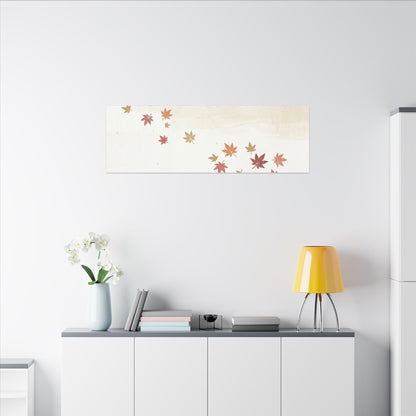 Earthy Mountain Mist Canvas Art - Japanese Pattern Japandi