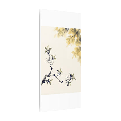 Kanso Cherry Blossom Canvas Art - Zen Sumi E