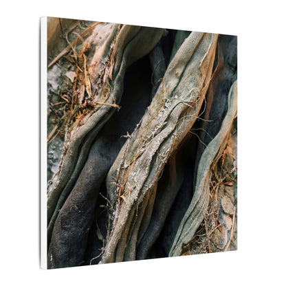 Silk Drape Winter Canvas Art | Japandi Cozy Design