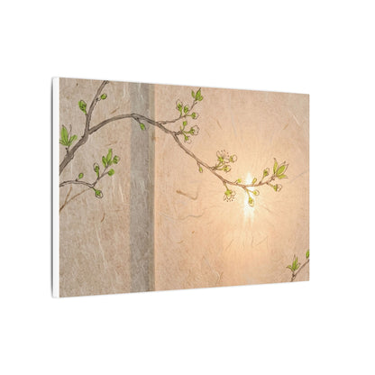 Shoji Screen Canvas Art | Spring Japandi Minimal Line Art
