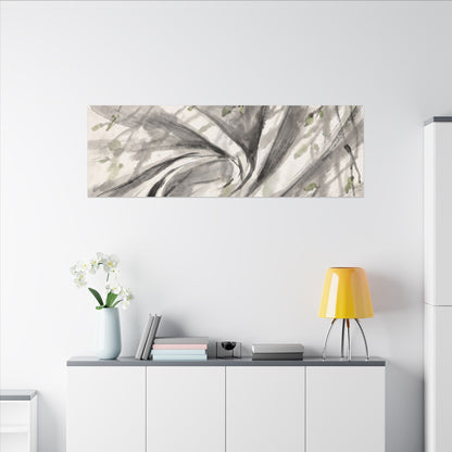 Silk Drape Spring Canvas Art | Zen Contemplative Design