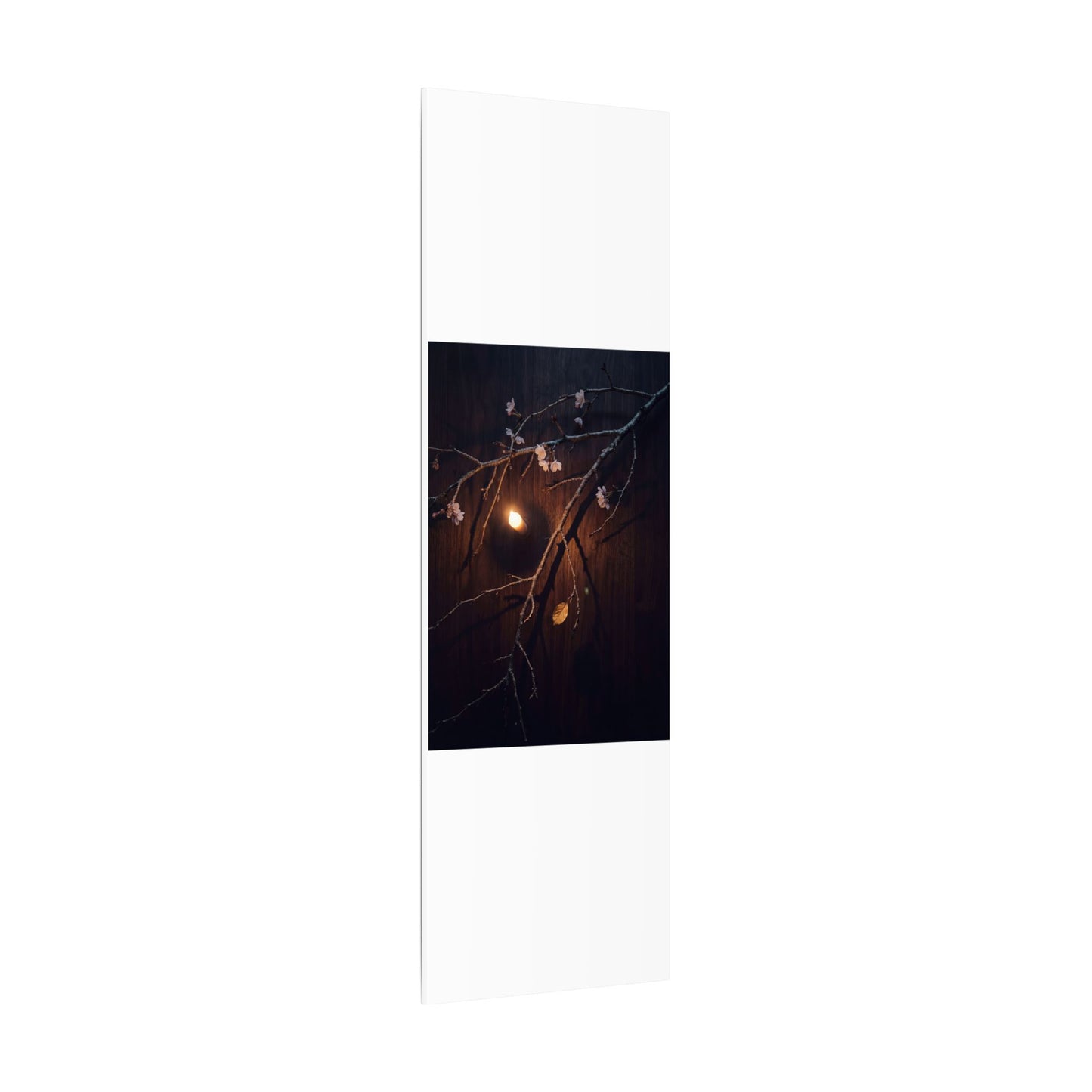 Datsuzoku Cherry Blossom Canvas Art - Dark Japandi Moody Minimal