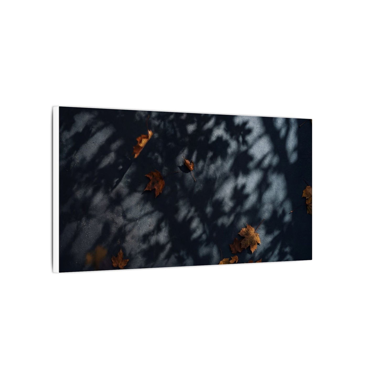 Autumn Shadow Play Shadow Zen Canvas Art | Atmospheric Decor