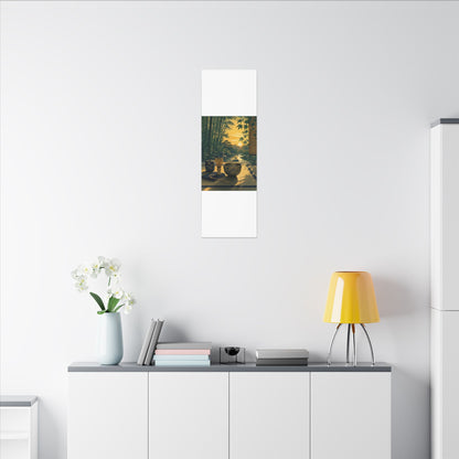Ma Tea Ceremony Canvas Art - Zen Ukiyo E Inspired