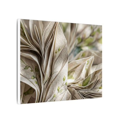 Fukinsei Paper Fold Canvas Art - Japandi Watercolor