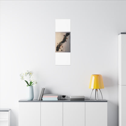 Dawn Ink Brushstroke Canvas Art - Kintsugi Ma