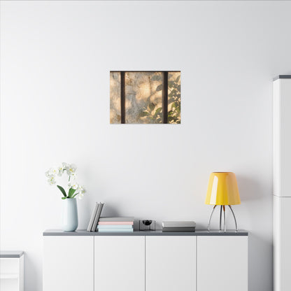Golden Hour Shoji Screen Canvas Art - Japandi Mono No Aware