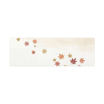 Earthy Mountain Mist Canvas Art - Japanese Pattern Japandi