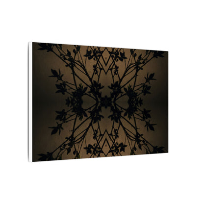 Golden Hour Shadow Play Canvas Art - Dark Japandi Seijaku