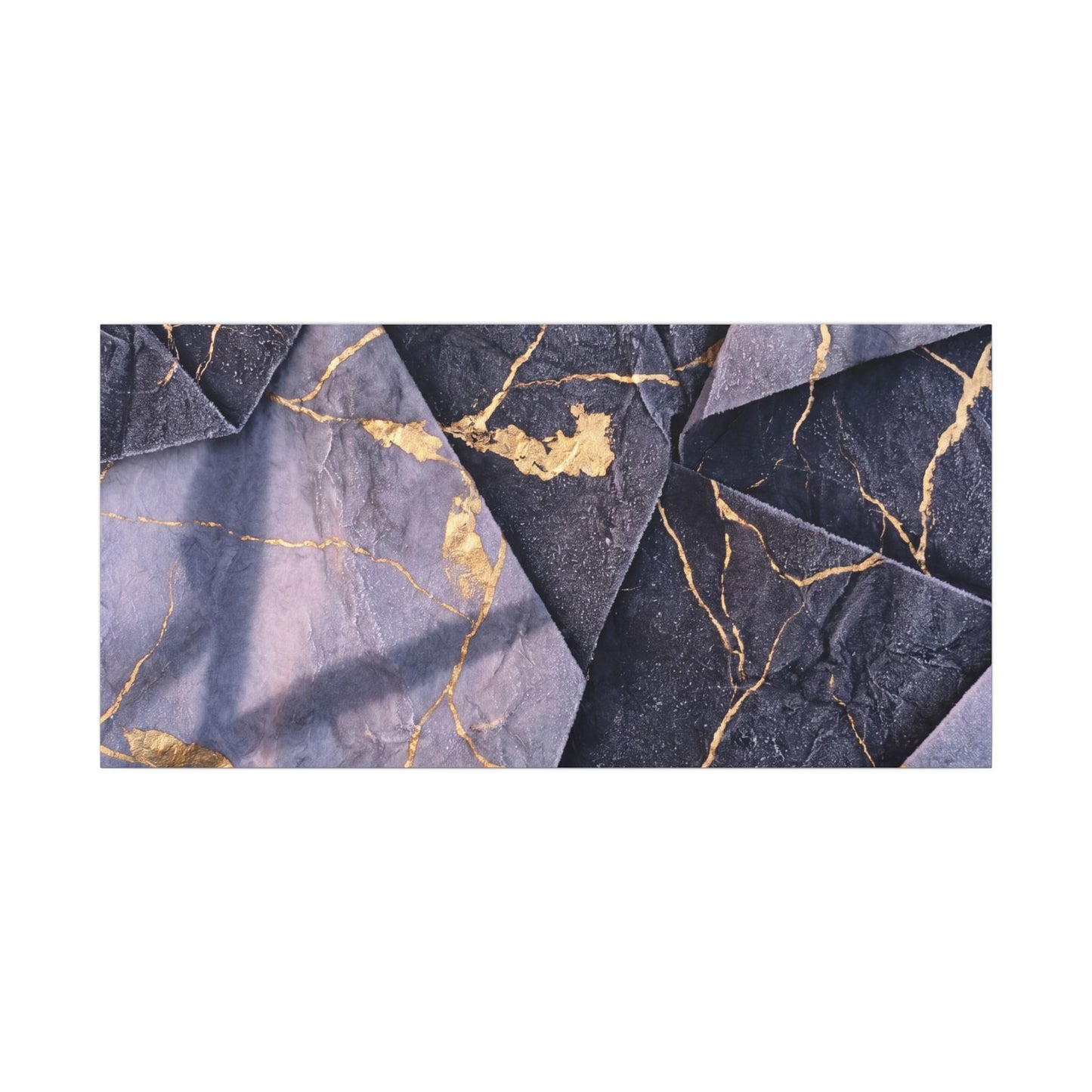 Seijaku Paper Fold Canvas Art - Kintsugi Gold Vein