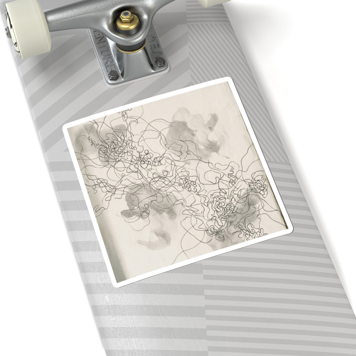 Datsuzoku Shadow Play Sticker - Dark Japandi Dark Texture Art Print