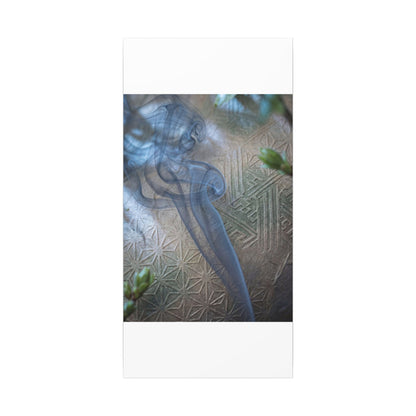 Spring Incense Smoke Japanese Pattern Canvas Art | Neutral Decor