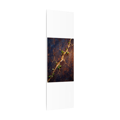 Rust Patina Spring Canvas Art | Kintsugi Resilient Design