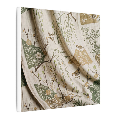 Silk Drape Canvas Art | Spring Japandi Japanese Pattern Art