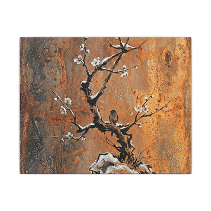 Datsuzoku Rust Patina Canvas Art - Zen Sumi E