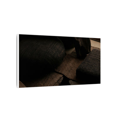 Dark Japandi Shadow Zen Canvas Art