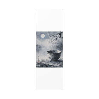 Seijaku Ceramic Bowl Canvas Art - Zen Sumi E