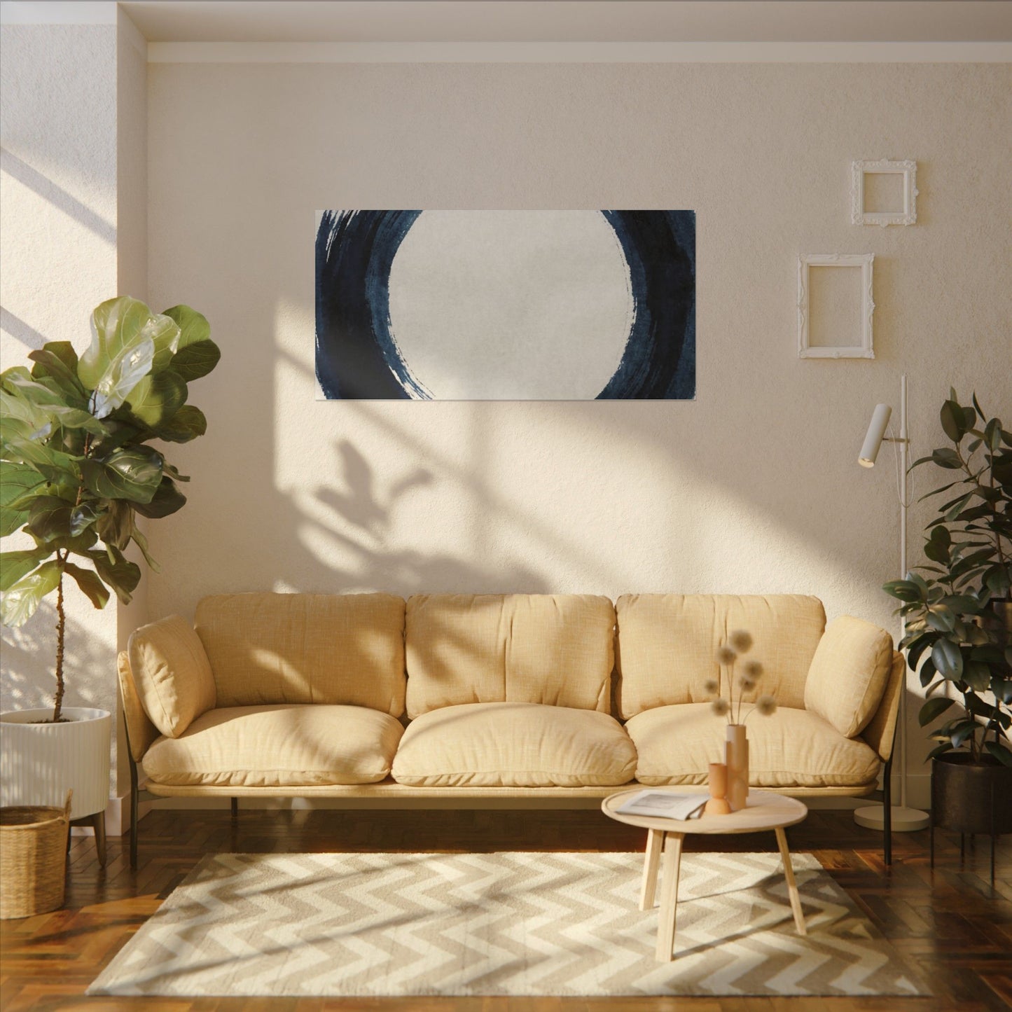 Balanced Meditation Zen Enso Canvas Art