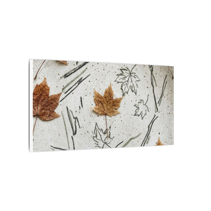 Ceramic Bowl Autumn Canvas Art | Japandi Elegant Design