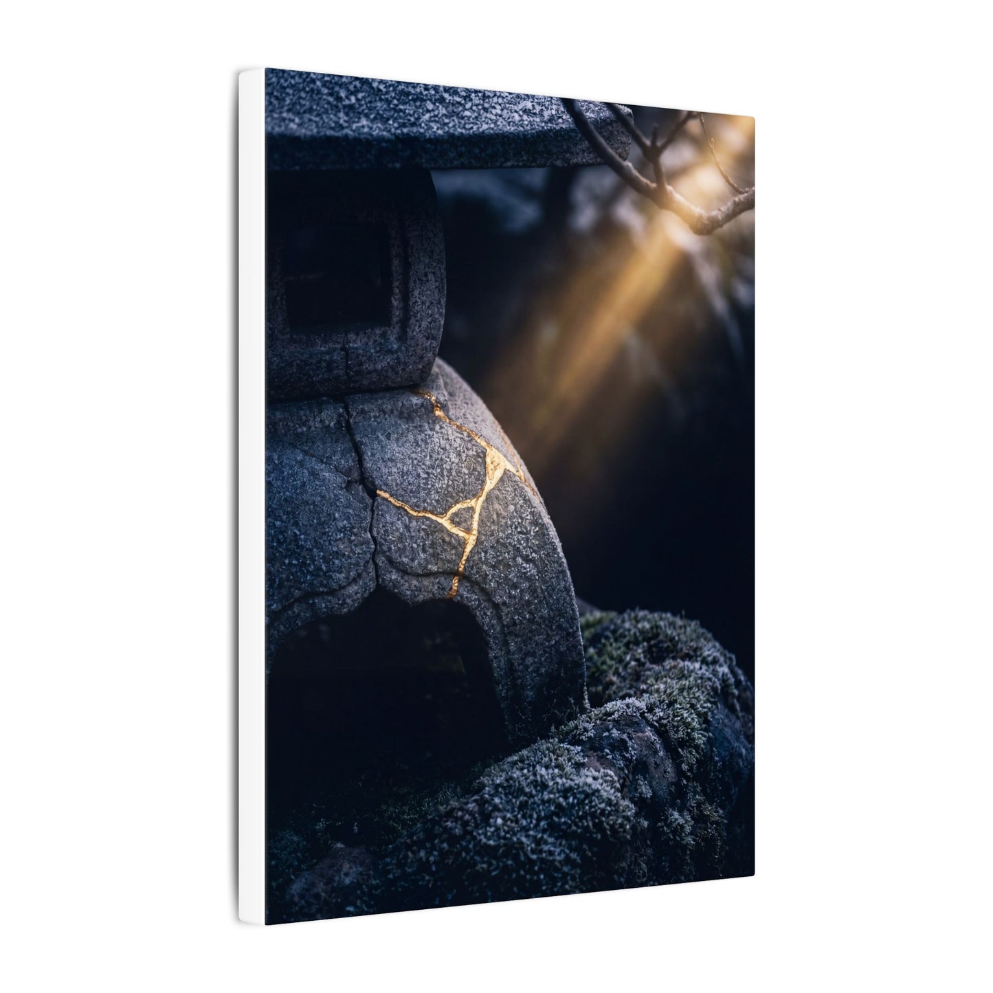 Ma Moonlit Garden Canvas Art - Kintsugi Broken Beauty