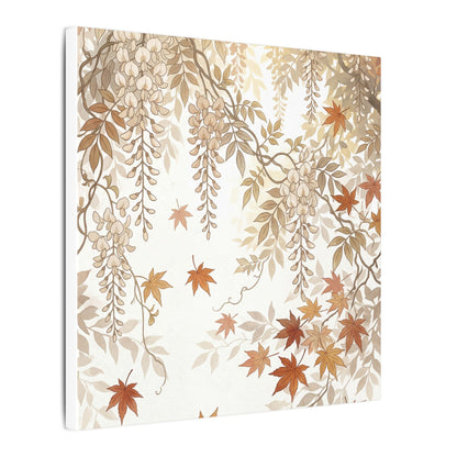 Shibui Wisteria Canvas Art - Japandi Japanese Pattern