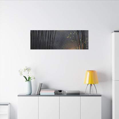 Tranquil Bamboo Grove Canvas Art - Karesansui Zen