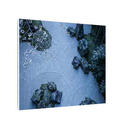 Contemplative Cherry Blossom Canvas Art - Karesansui Zen