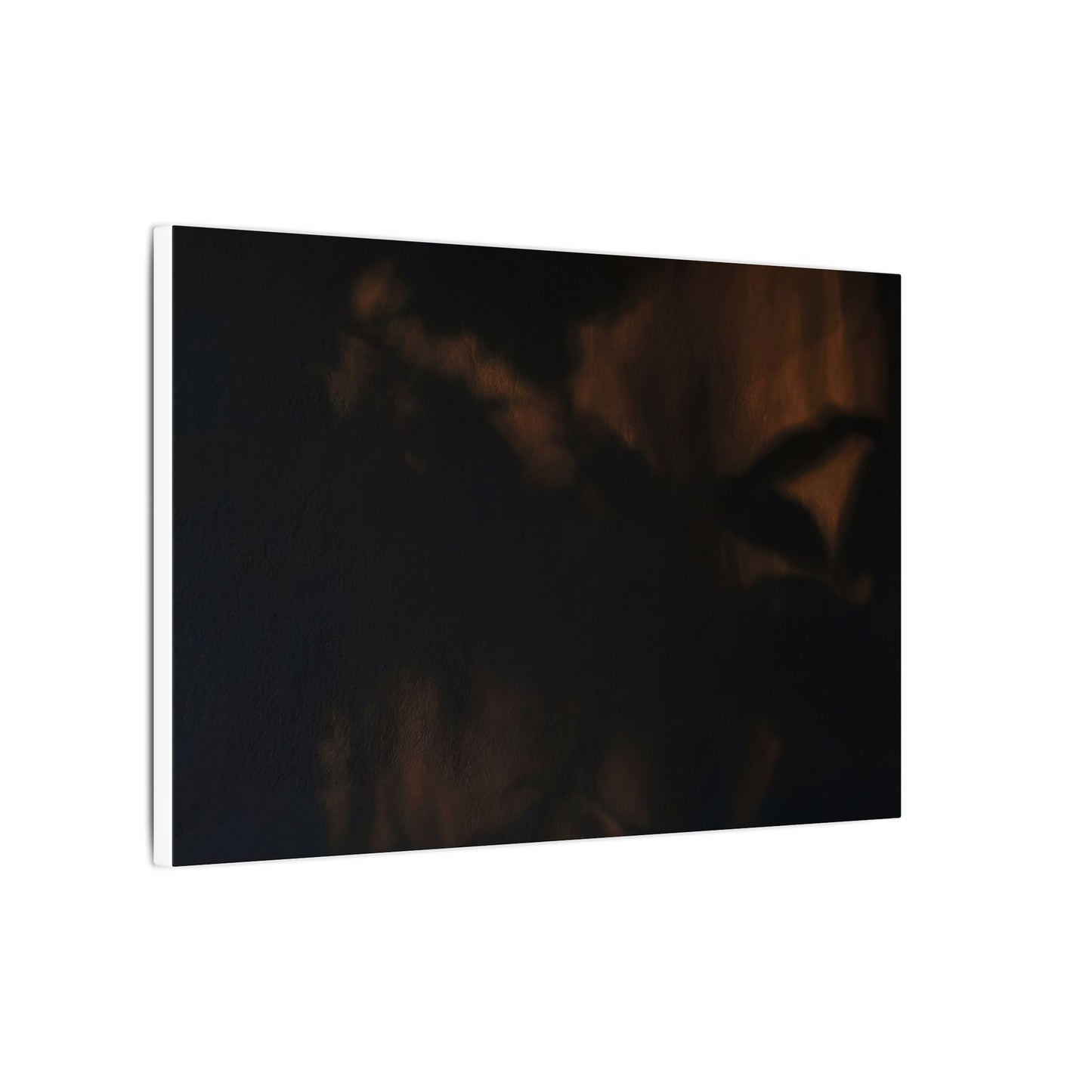 Shadow Play Summer Canvas Art | Dark Japandi Sophisticated Design