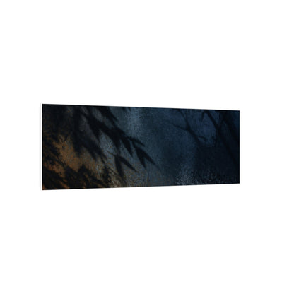 Kanso Shadow Play Canvas Art - Dark Japandi Shadow Zen