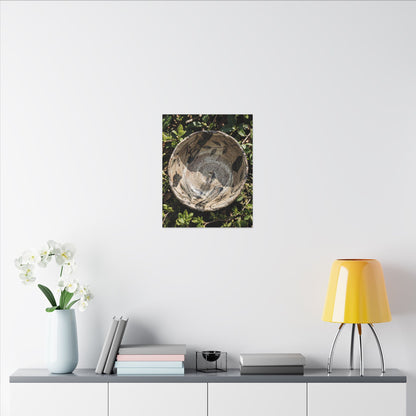 Elegant Ceramic Bowl Canvas Art - Japanese Pattern Japandi