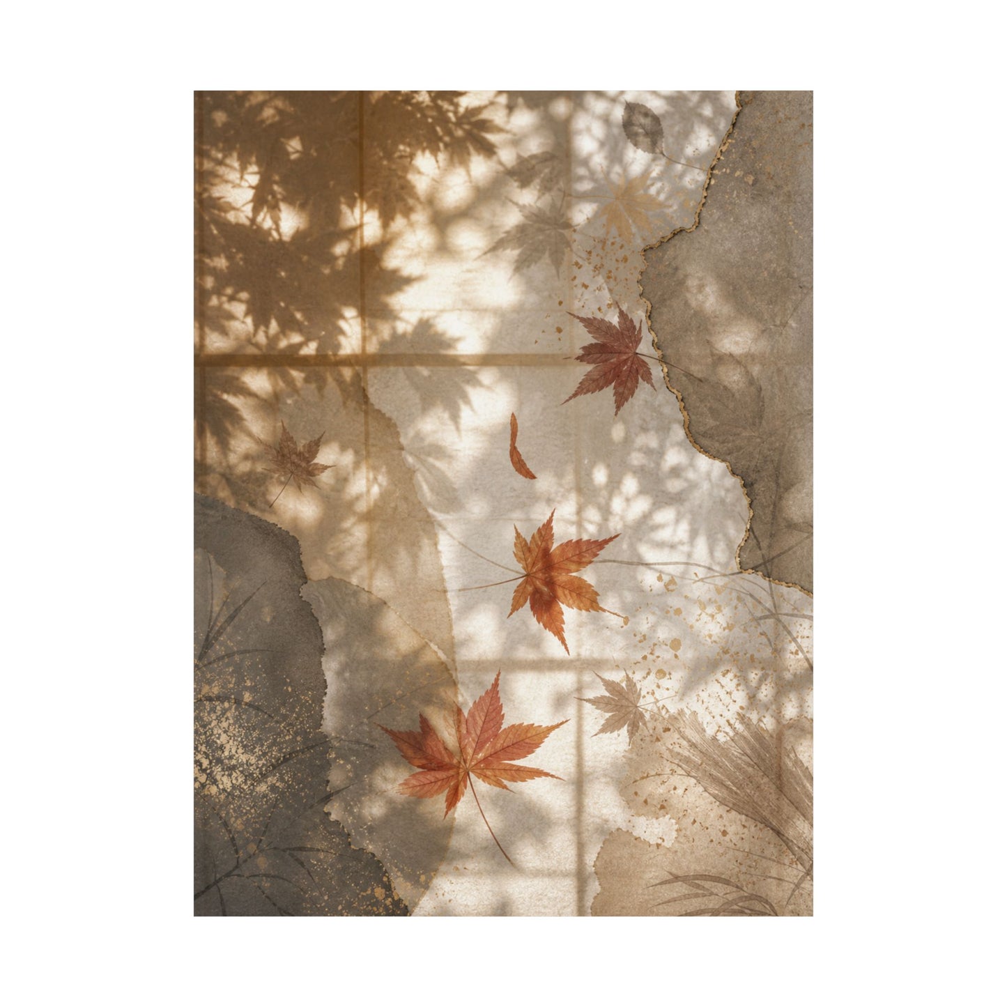 Datsuzoku Shoji Screen Wall Art Print - Japandi Japanese Pattern