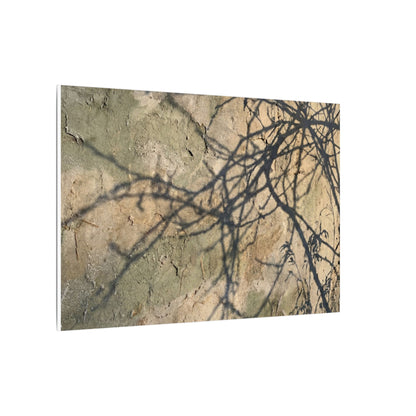 Japandi Shadow Play in Golden Hour | Texture Canvas Art