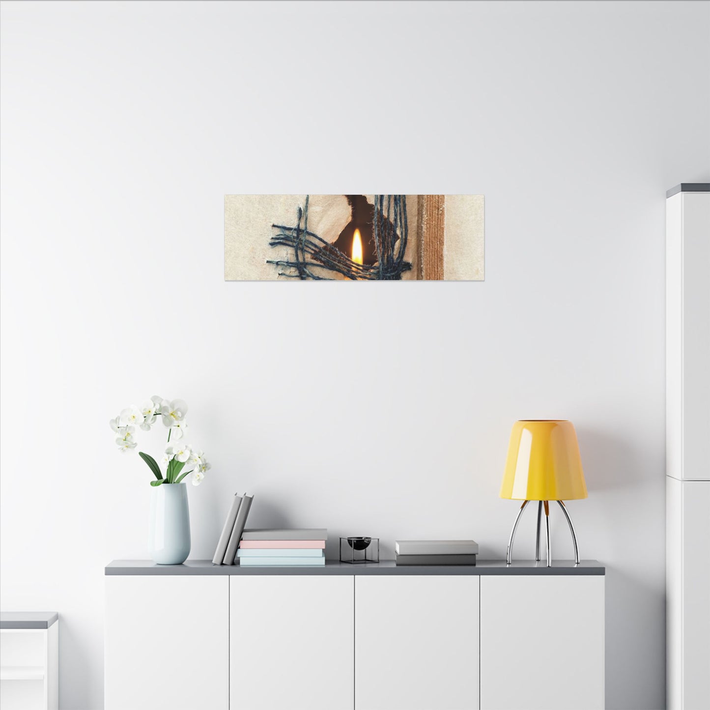 Winter Shoji Screen Broken Beauty Canvas Art | Resilient Decor