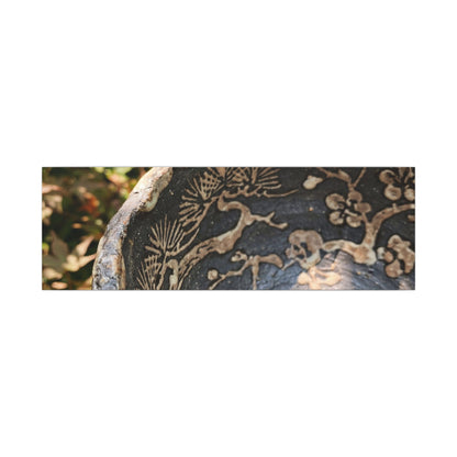 Ceramic Bowl Canvas Art | Summer Japandi Japanese Pattern Art