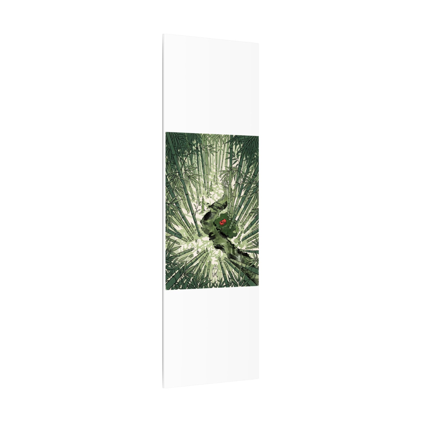 Peaceful Bamboo Grove Canvas Art - Ukiyo E Inspired Zen