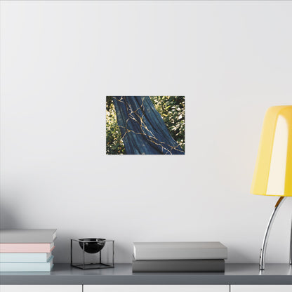 Resilient Silk Drape Canvas Art - Gold Repair Kintsugi