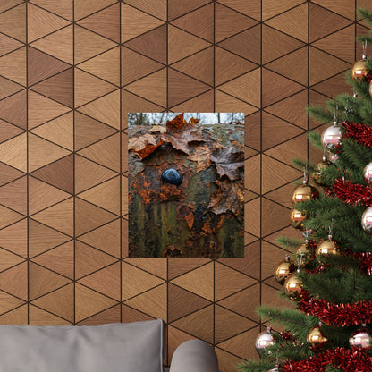 Datsuzoku Rust Patina Wall Art Print - Dark Japandi Moody Minimal