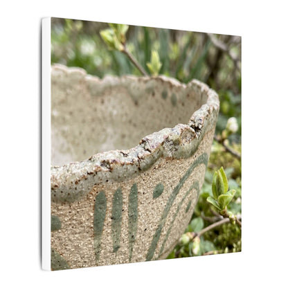 Elegant Ceramic Bowl Canvas Art - Japanese Pattern Japandi