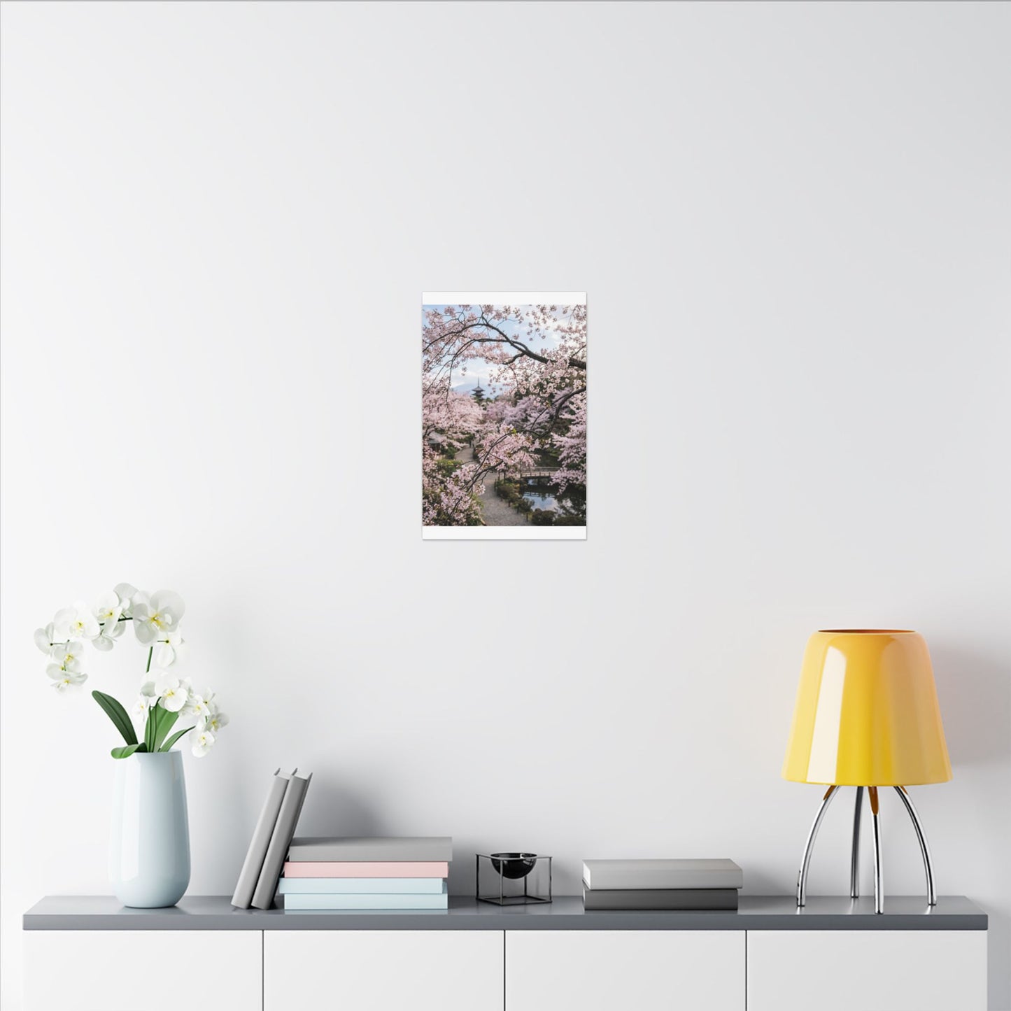 Shibui Ceramic Bowl Canvas Art - Japandi Watercolor