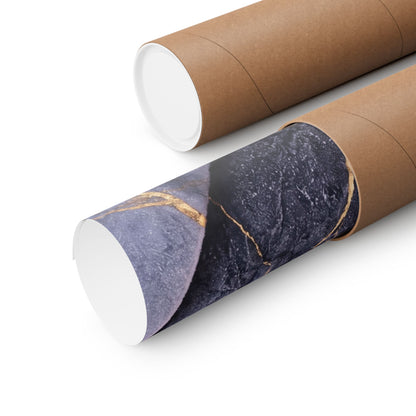 Artful Paper Fold Wall Art Print - Gold Vein Kintsugi