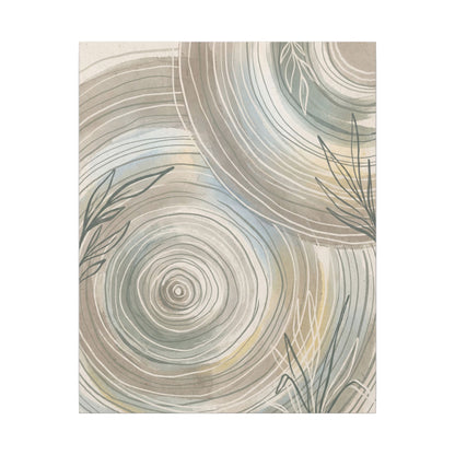 Kanso Water Ripple Canvas Art - Japandi Minimal Line