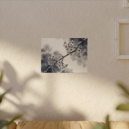 Ma Cherry Blossom Canvas Art - Kintsugi Gold Vein