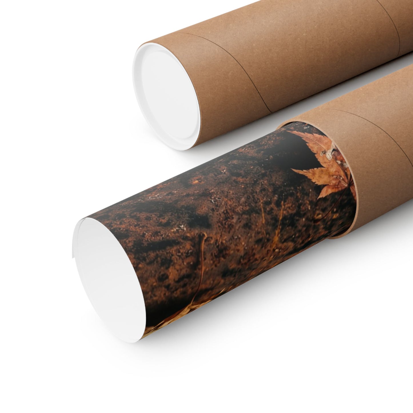 Dark Japandi Rust Patina in Candlelight | Shadow Zen Wall Art Print